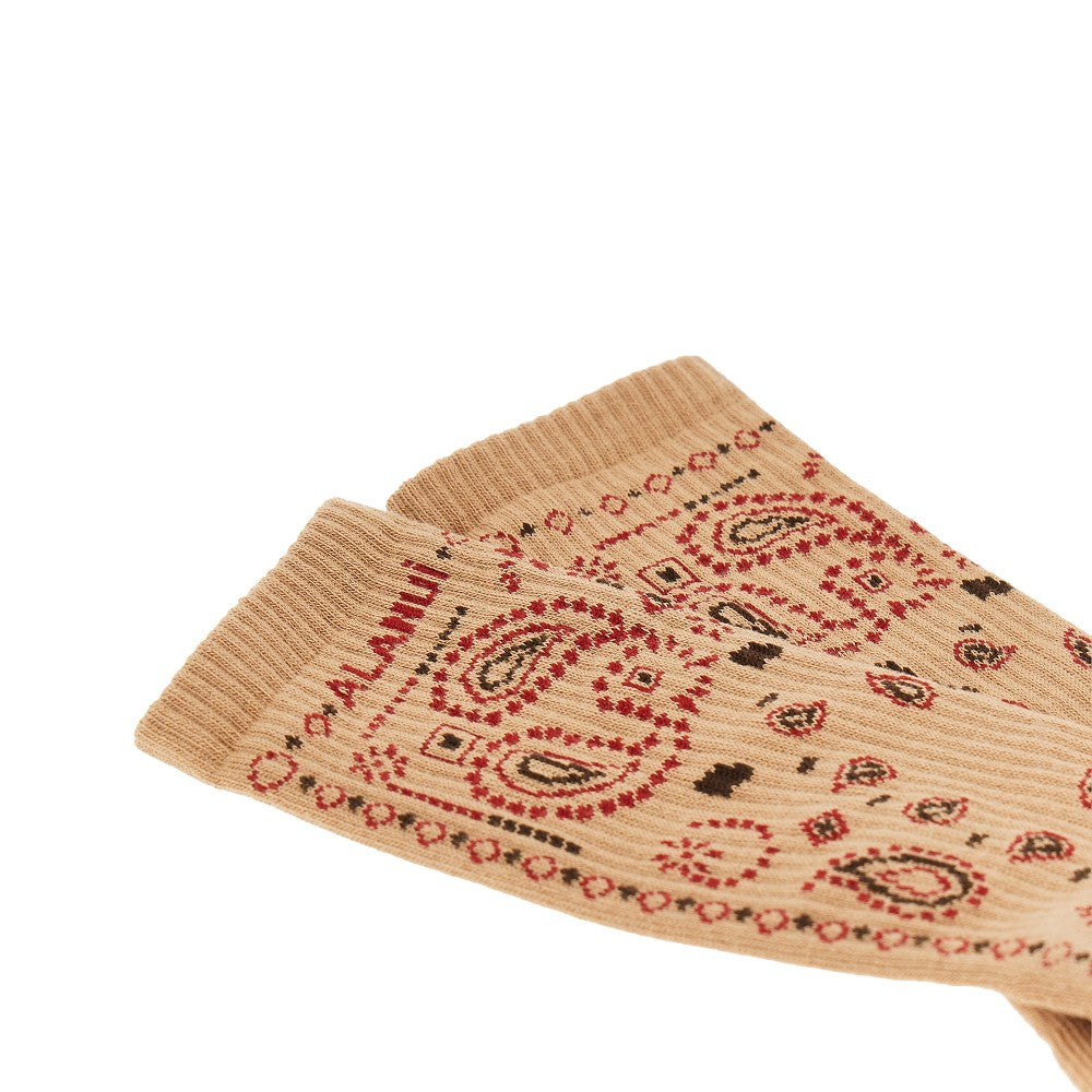 Calzini in misto cotone con motivo Bandana