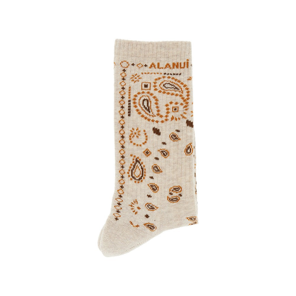 Calzini in misto cotone con motivo Bandana
