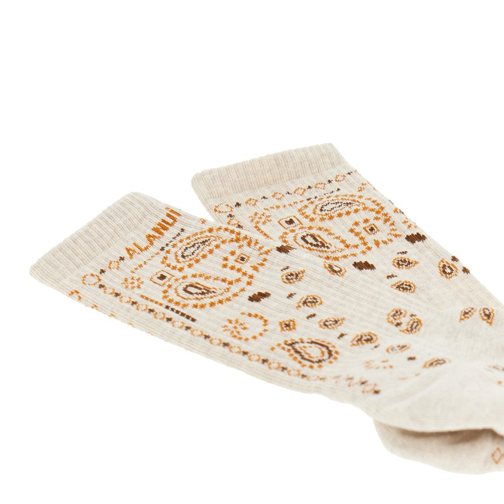 Calzini in misto cotone con motivo Bandana