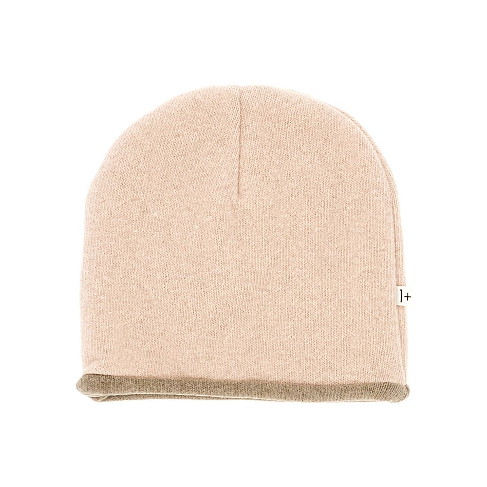 Beanie in doppia maglia di misto cotone