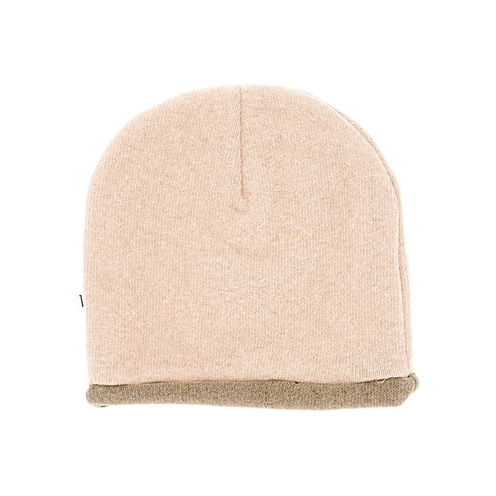 Beanie in doppia maglia di misto cotone