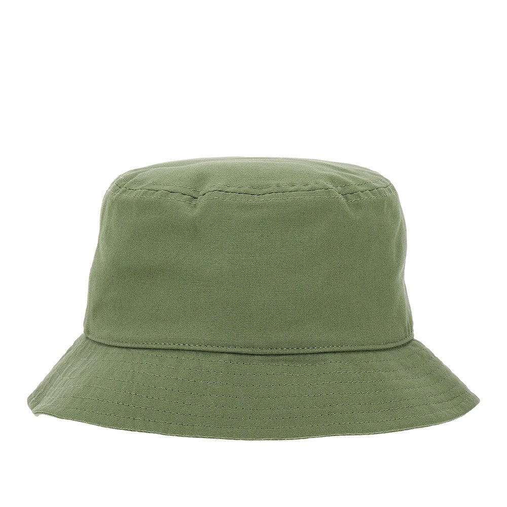 Logo patch cotton bucket hat
