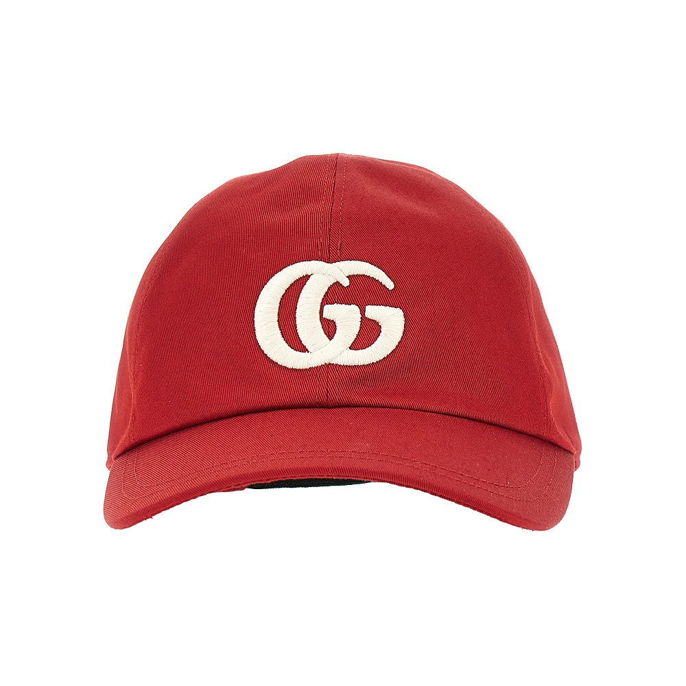 Cappello baseball in gabardine con ricamo