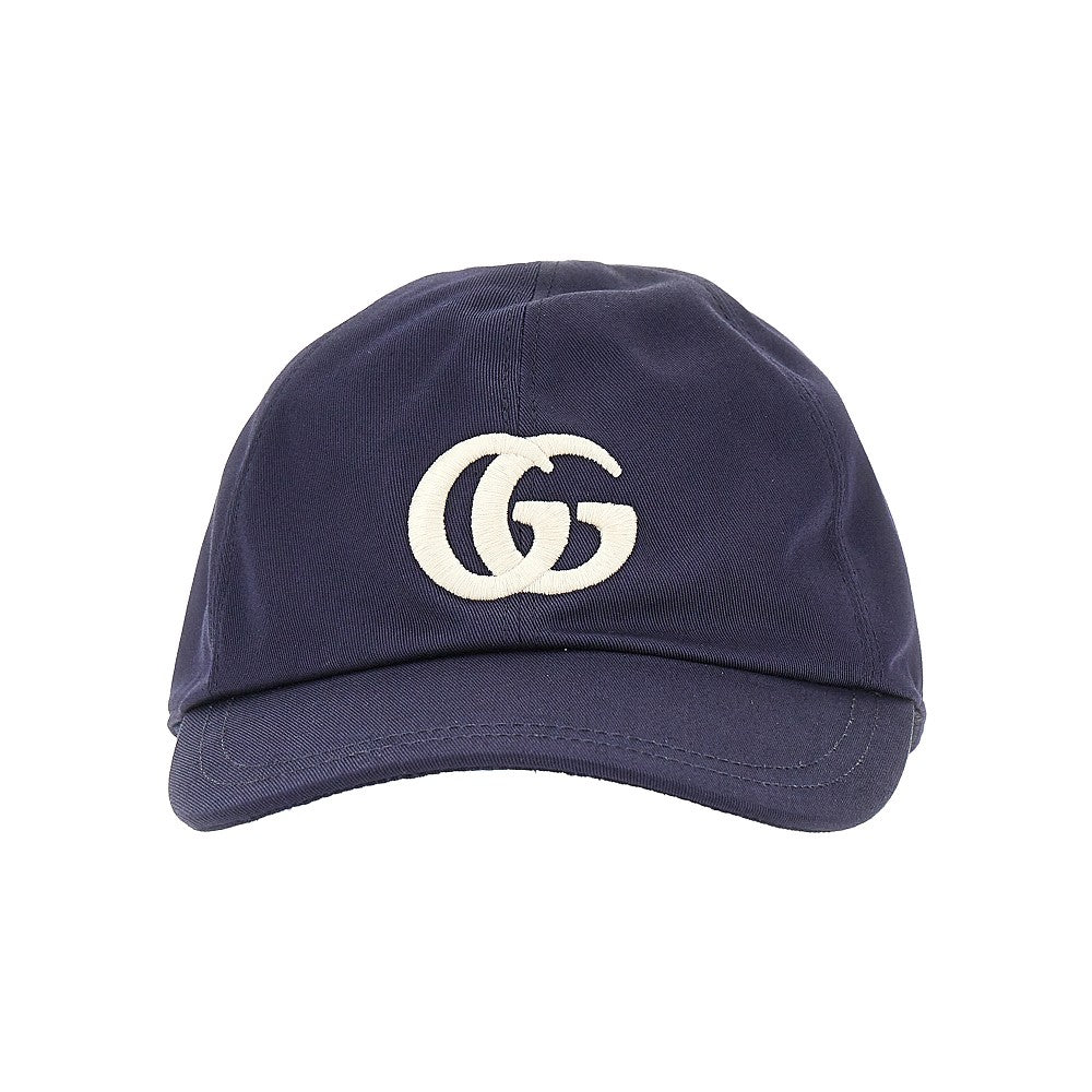 Cappello baseball in gabardine con ricamo