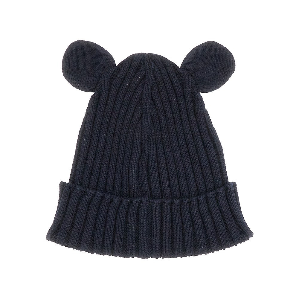Cotton beanie hat with ears