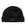 Cashmere beanie hat with leather logo patch
