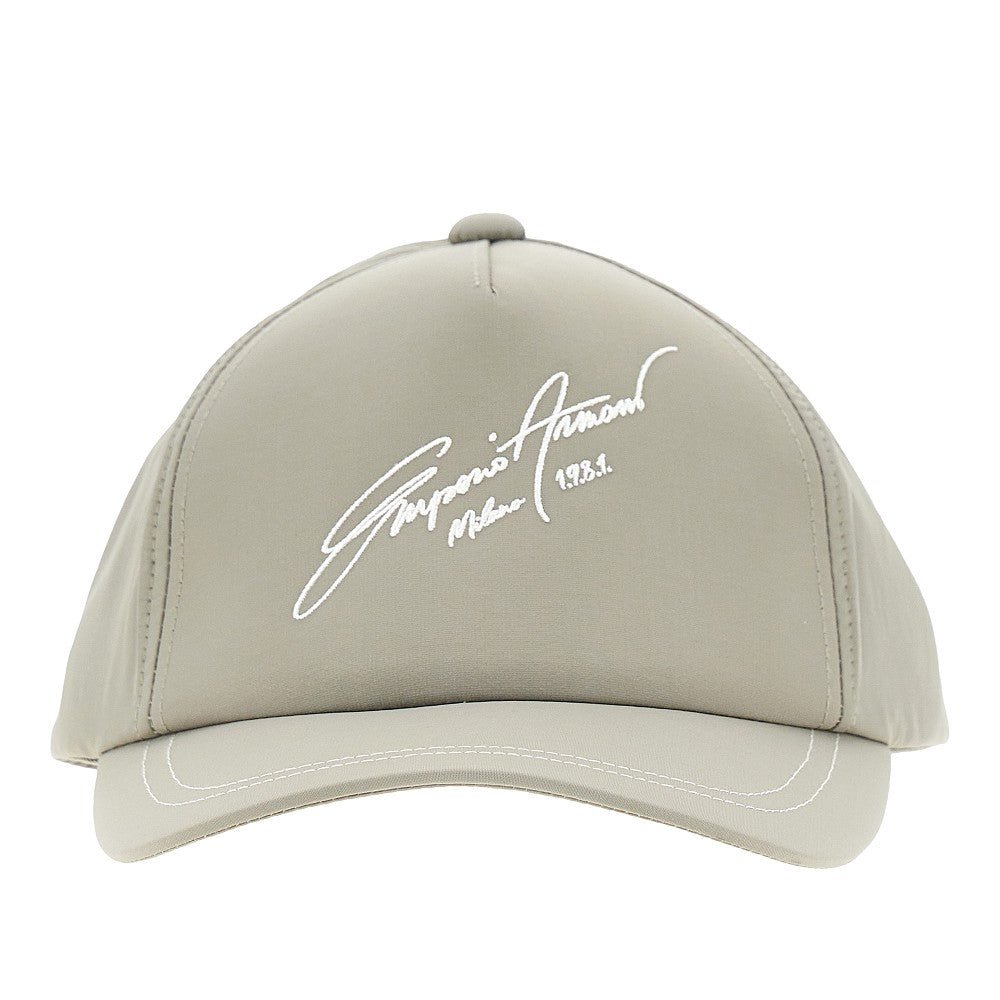 Silk-blend baseball hat