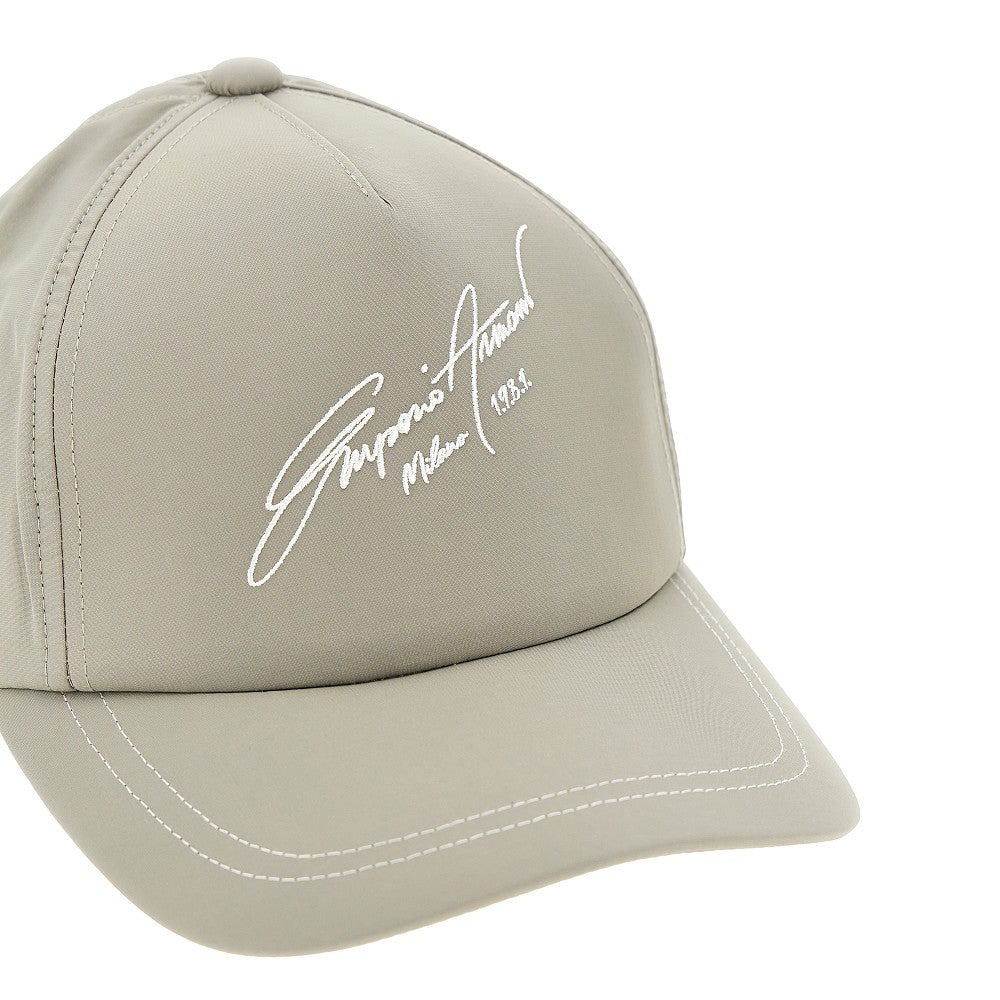 Silk-blend baseball hat