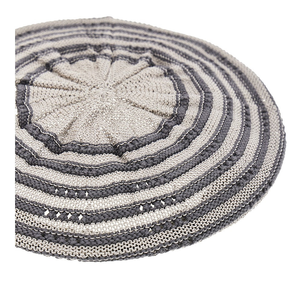 Cotton-blend beret
