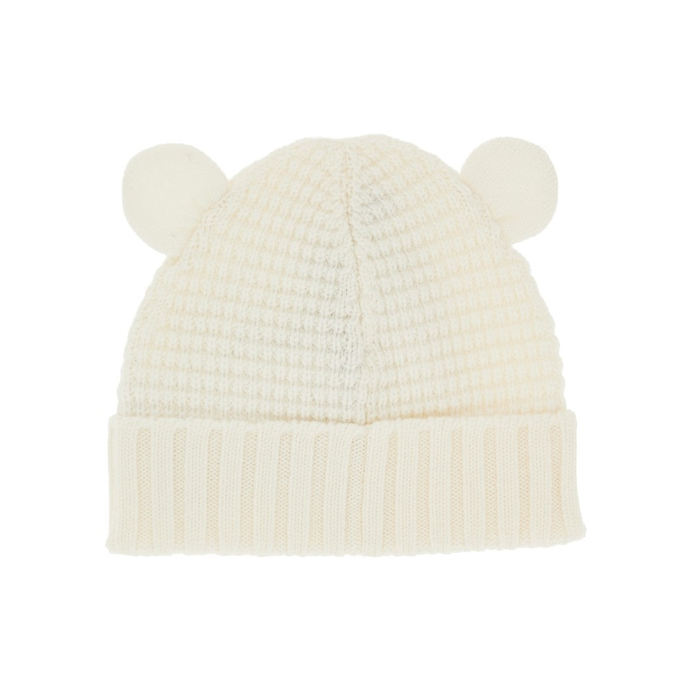 Teddy Bear ears wool beanie hat