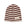 Cotton-blend beanie hat with striped motif