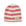 Cotton-blend beanie hat with striped motif