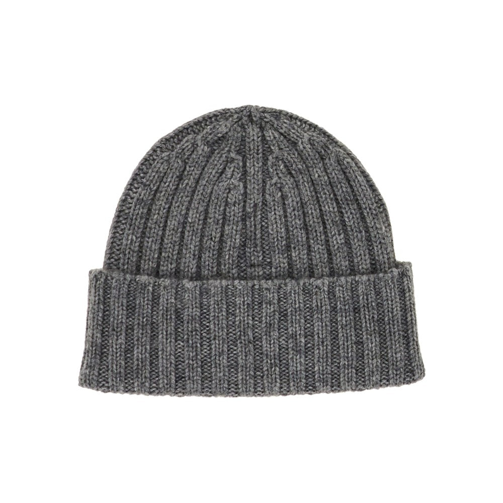 Beanie in misto lana con logo ricamato - KIDS