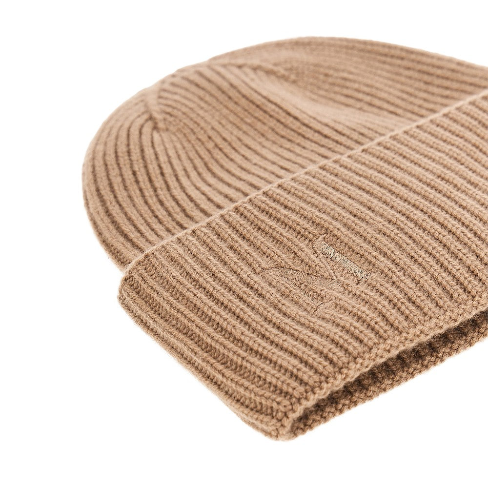 Beanie in cachemire con ricamo
