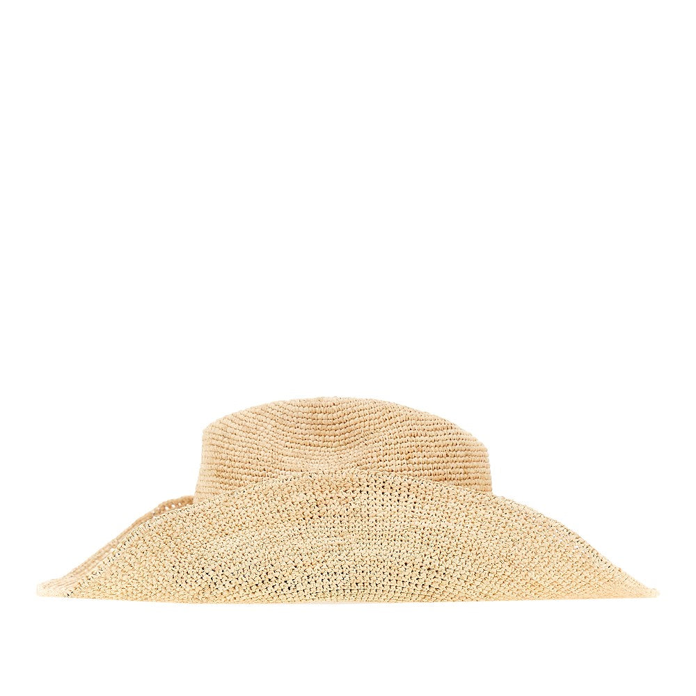 Raffia cowboy hat