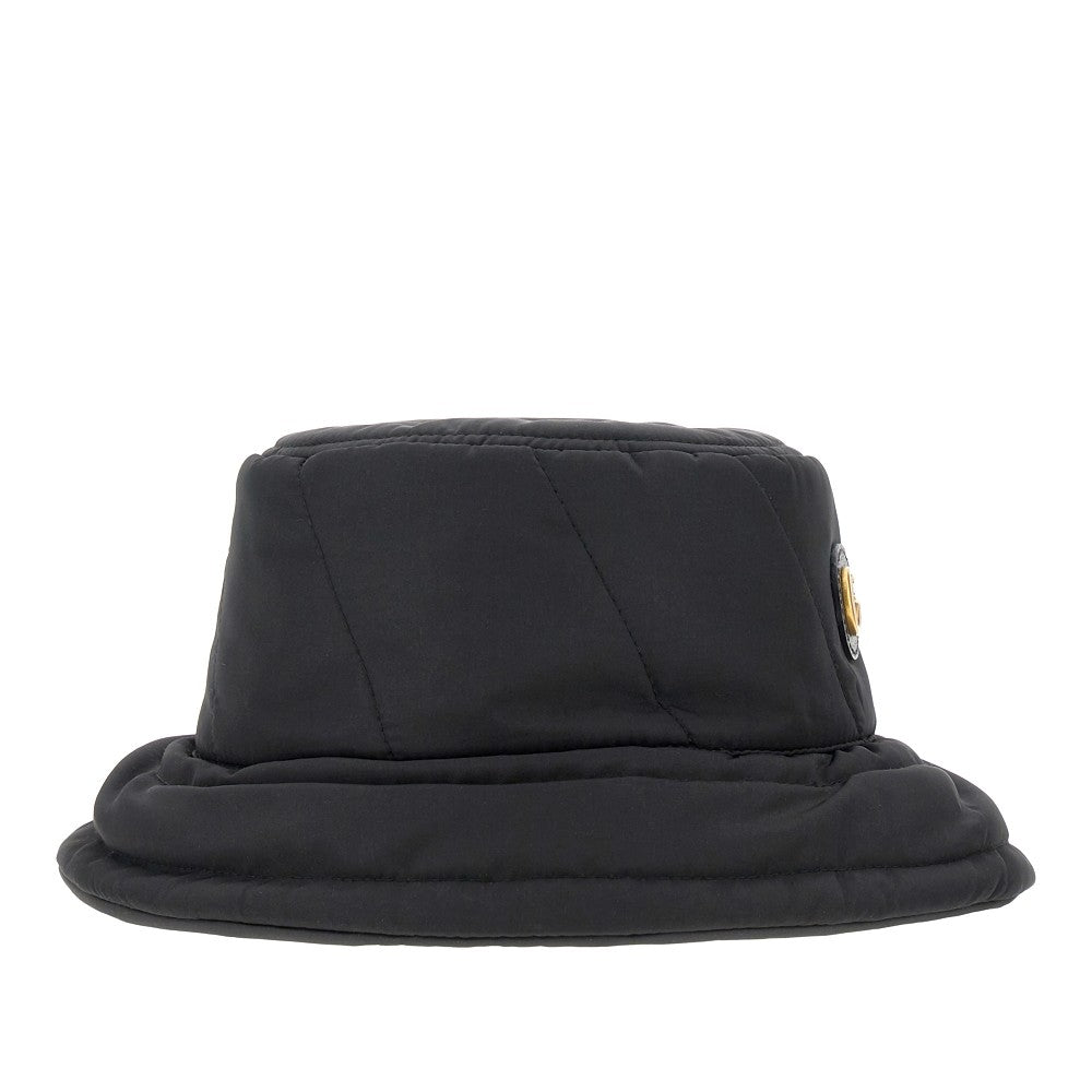 Quilted nylon bucket hat