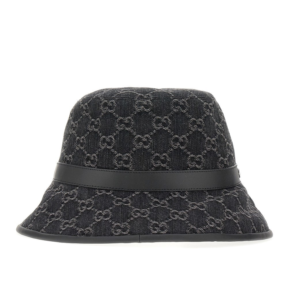 GG denim bucket hat