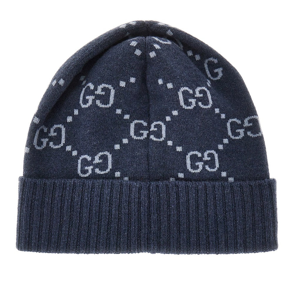GG cashmere beanie hat