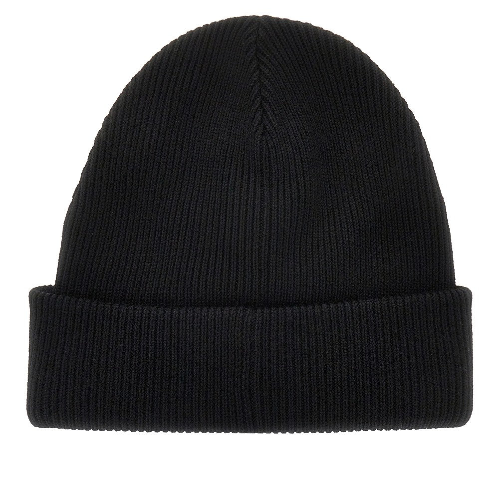 Beanie in lana con dettaglio Web