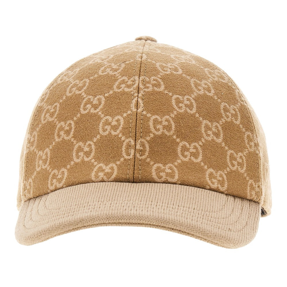 Cappello baseball in lana GG
