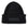Knitted beanie hat with gros-grain logo
