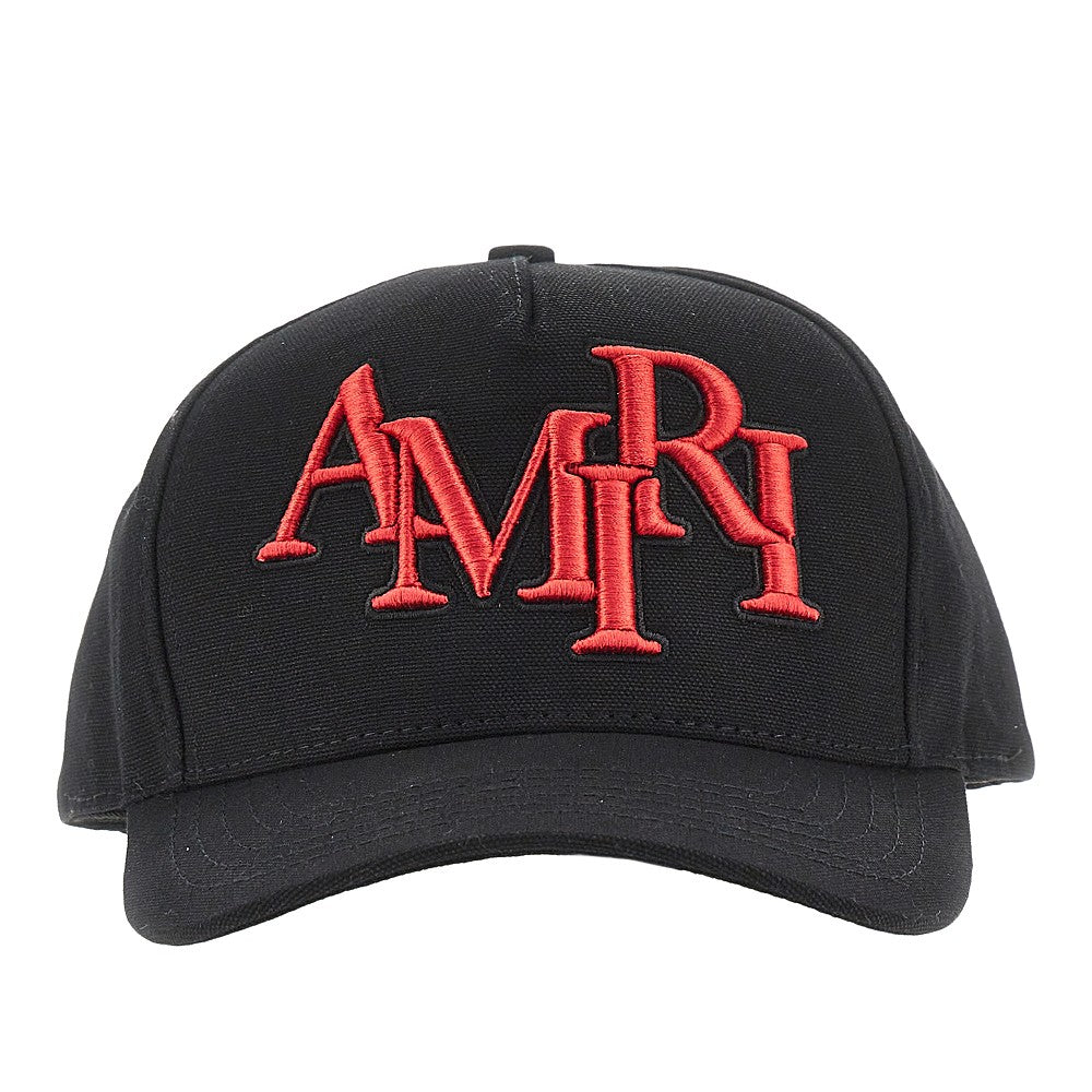 Baseball hat with logo embroidery