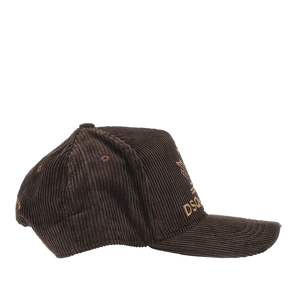 Corduroy baseball cap