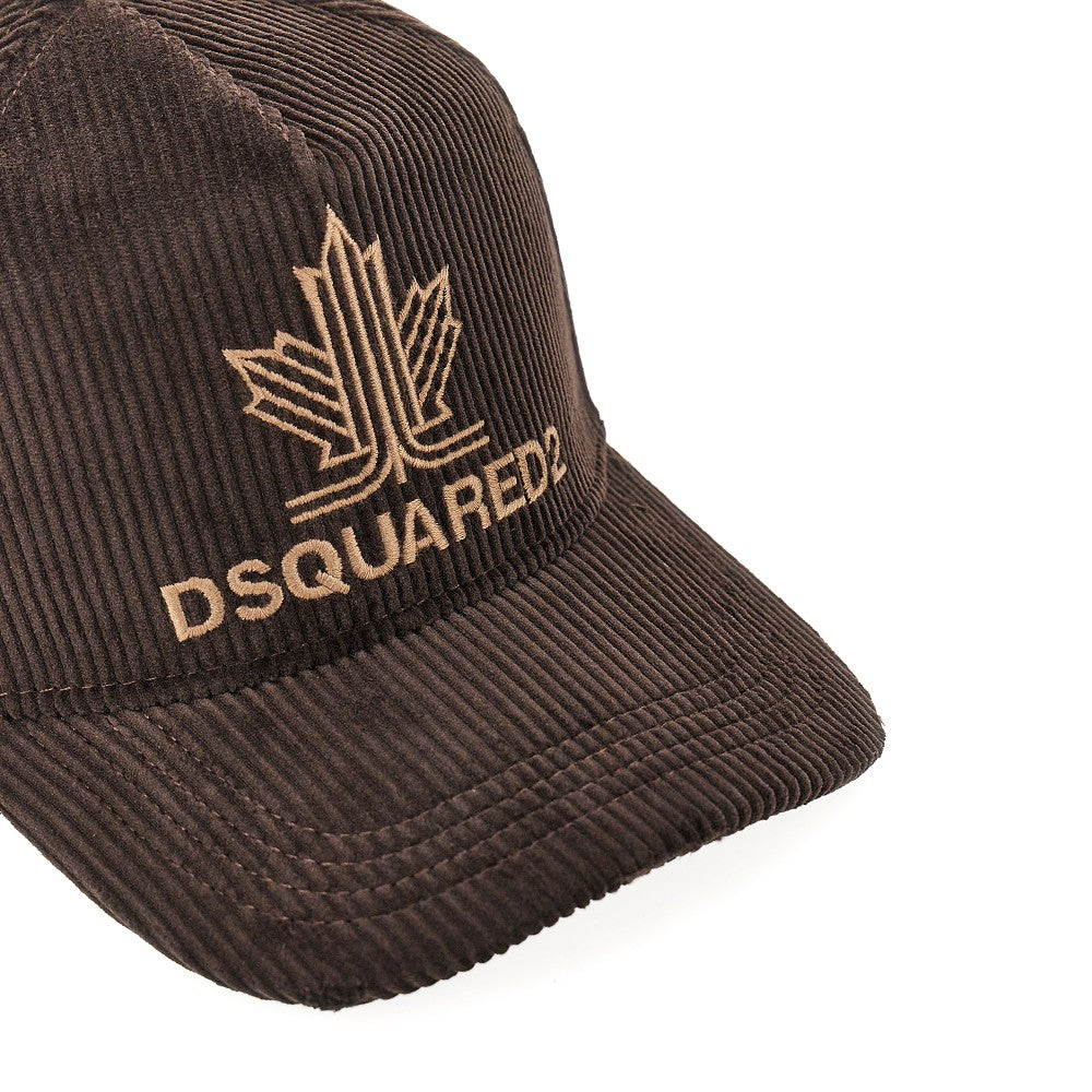 Corduroy baseball cap