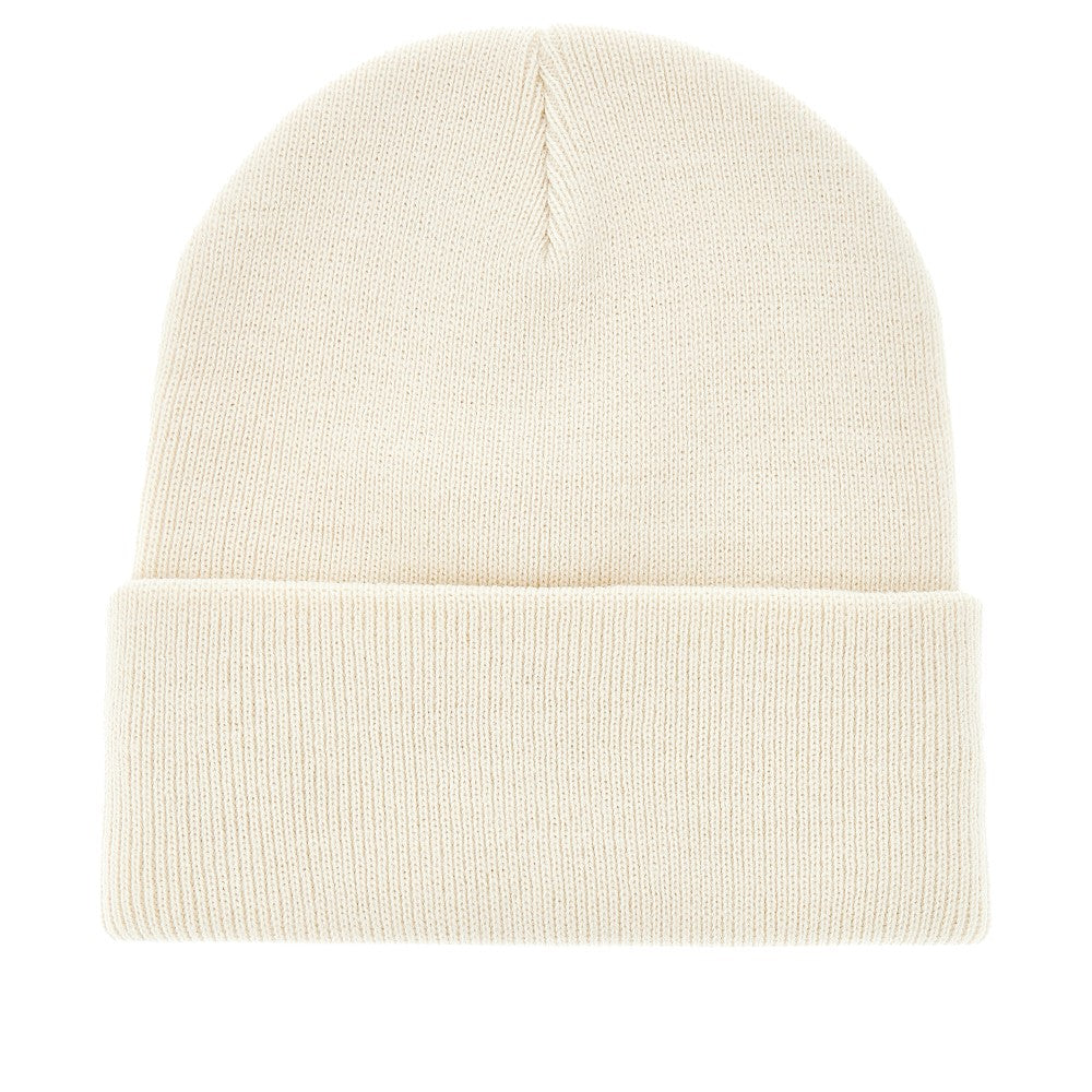 Logo patch beanie