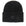 Knitted beanie hat with logo patch