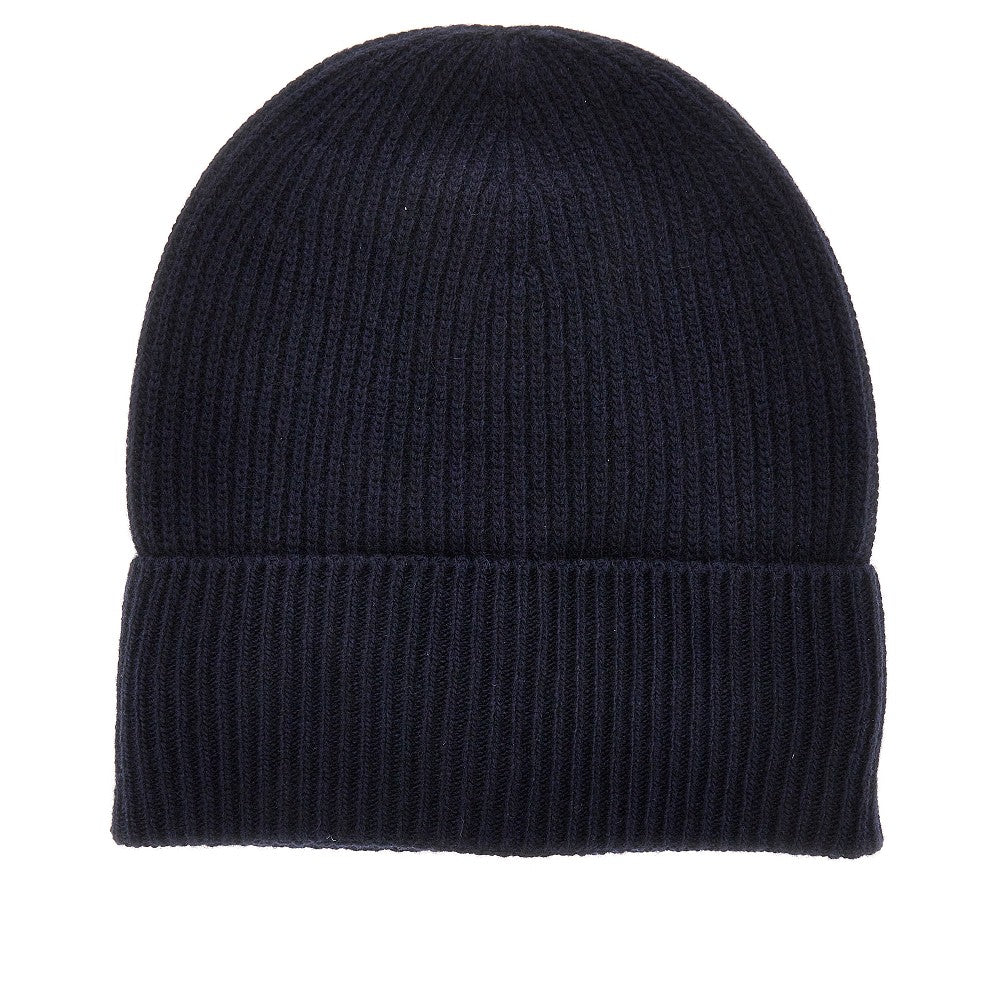 Wool and cashmere beanie hat