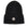 Wool beanie hat with logo patch