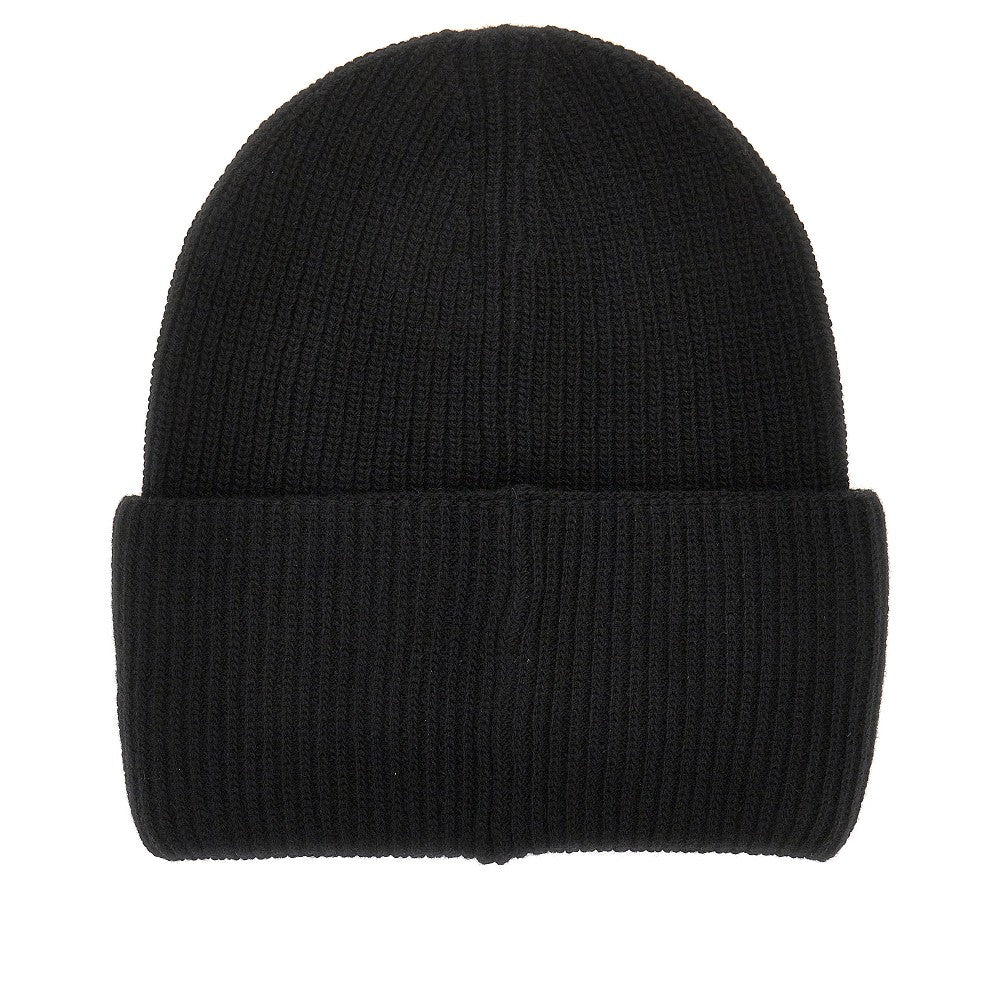 Beanie in lana a costine