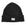 Knitted beanie hat with logo patch