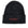 Knitted beanie hat with logo embroidery