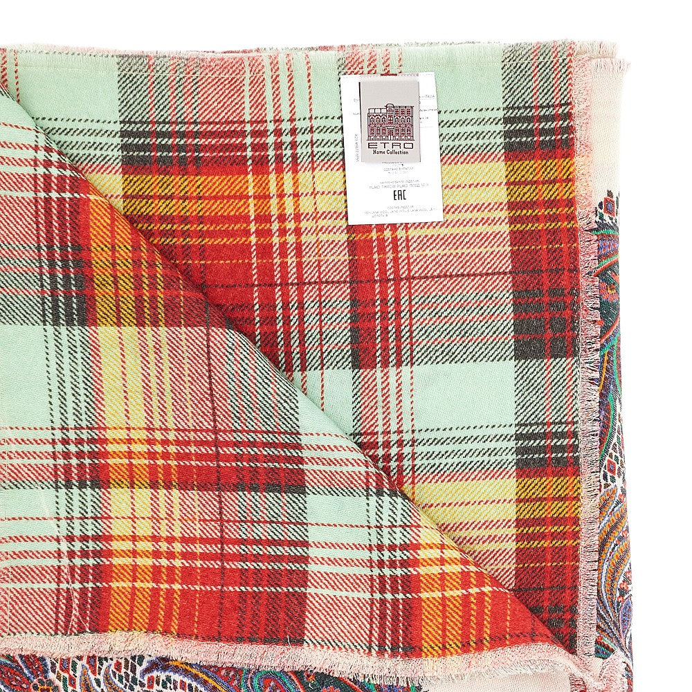 Coperta in lana jacquard