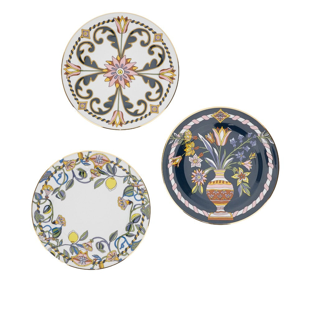 &#39;Vesuvio&#39; set of six dessert plates