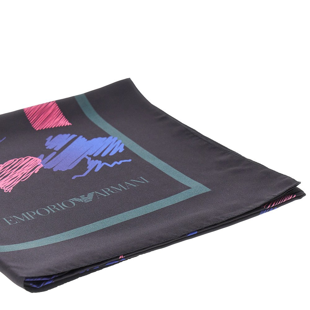 Printed silk scarf