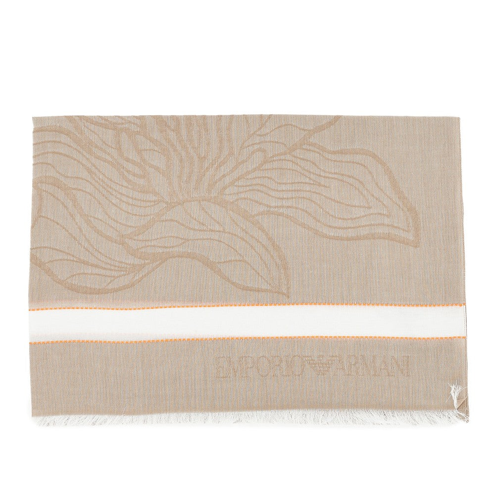 Stola in misto cotone jacquard