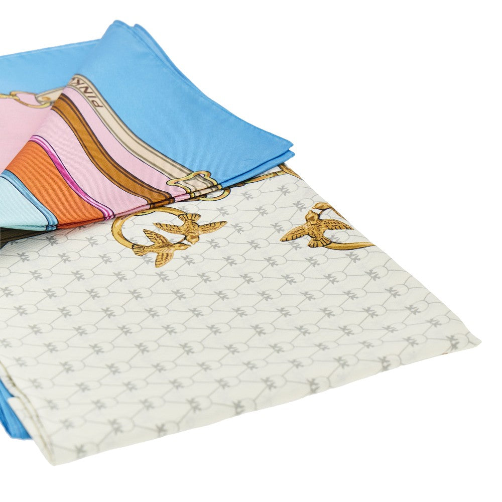 Foulard in twill stampato