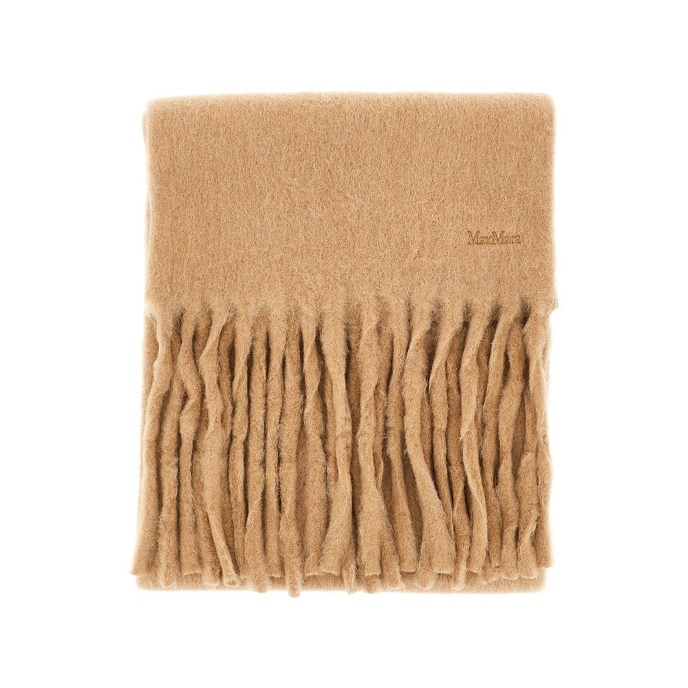 Maxi sciarpa in misto alpaca