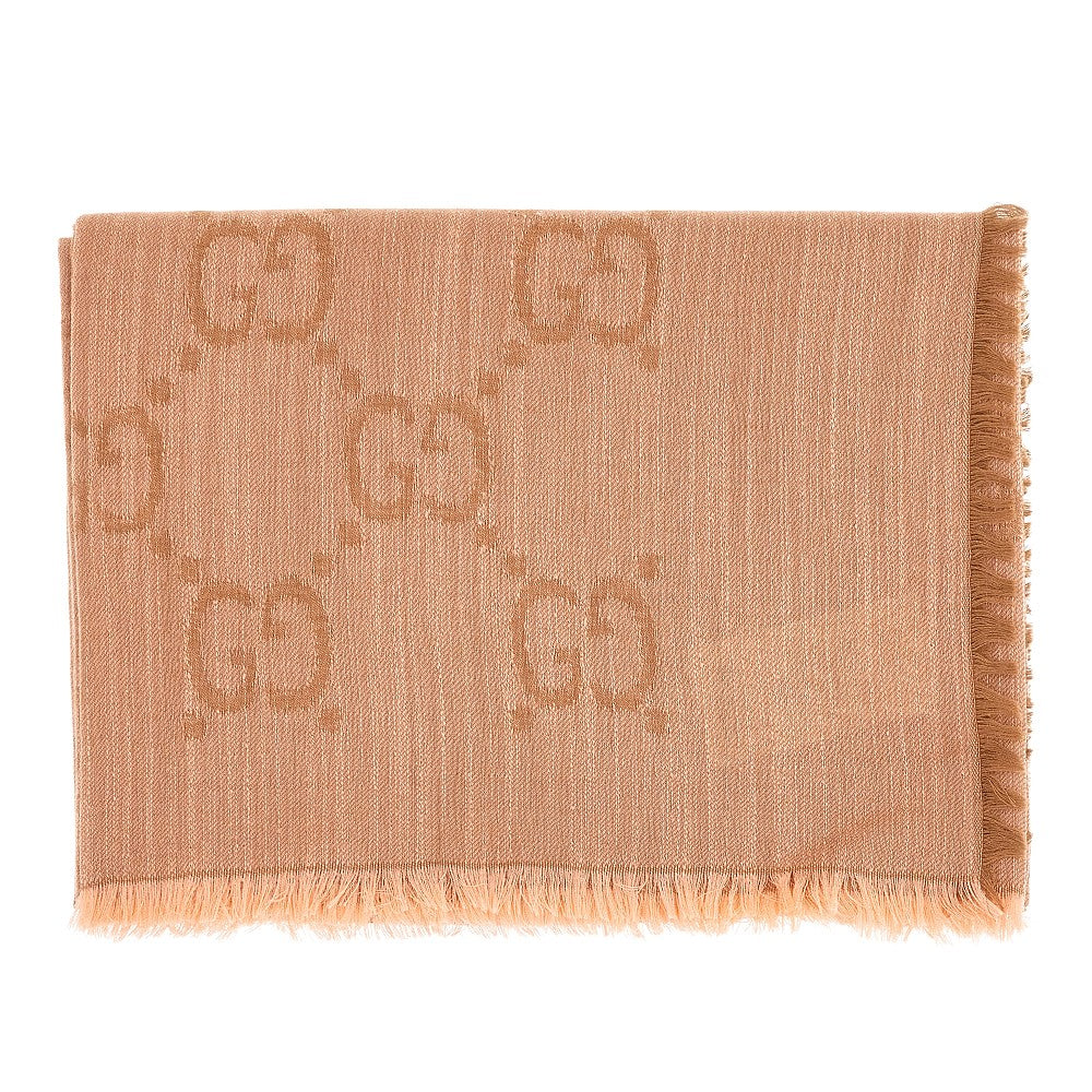 GG wool and silk stole
