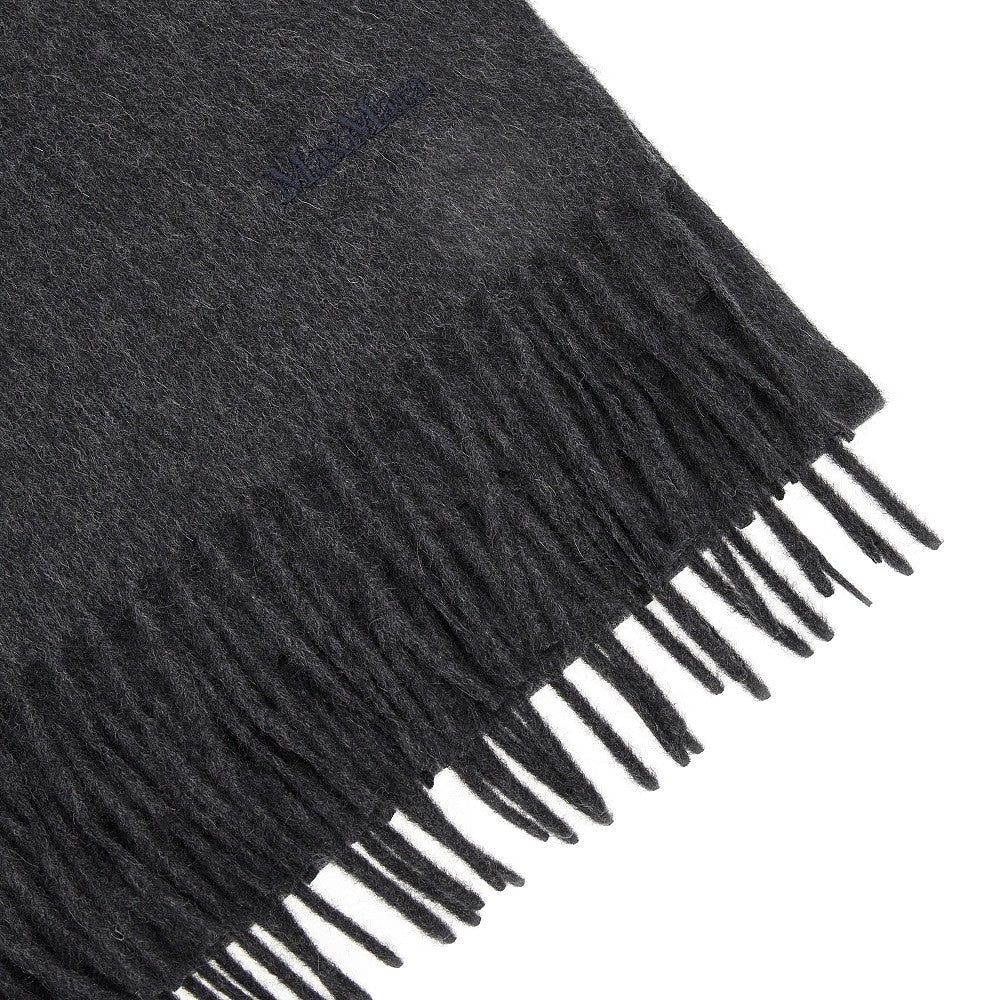Sable-effect cashmere scarf