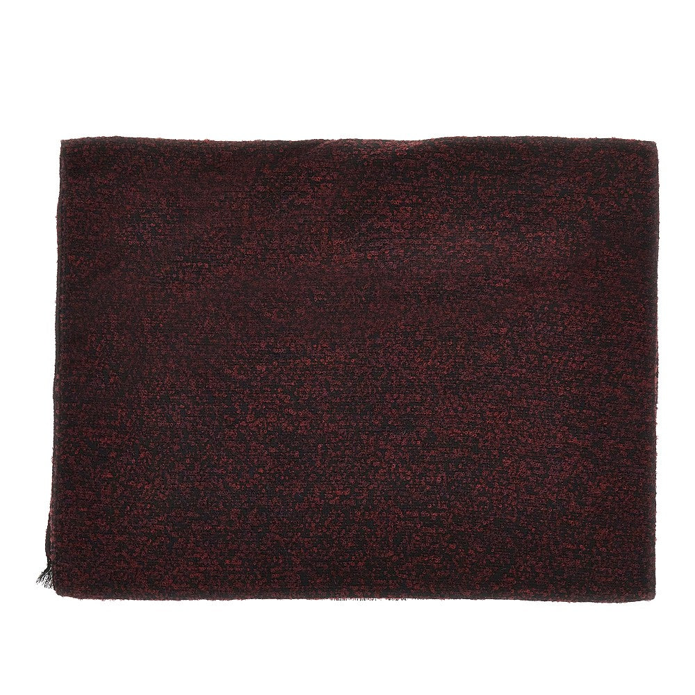 Bouclé wool blend scarf