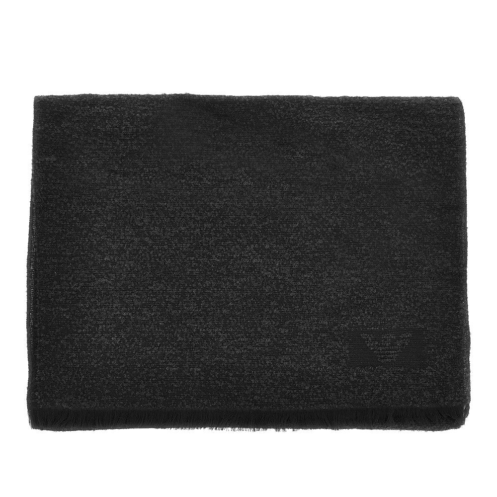 Bouclé wool blend scarf