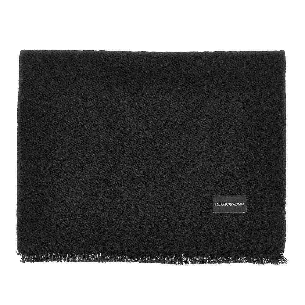 Sciarpa in lana jacquard