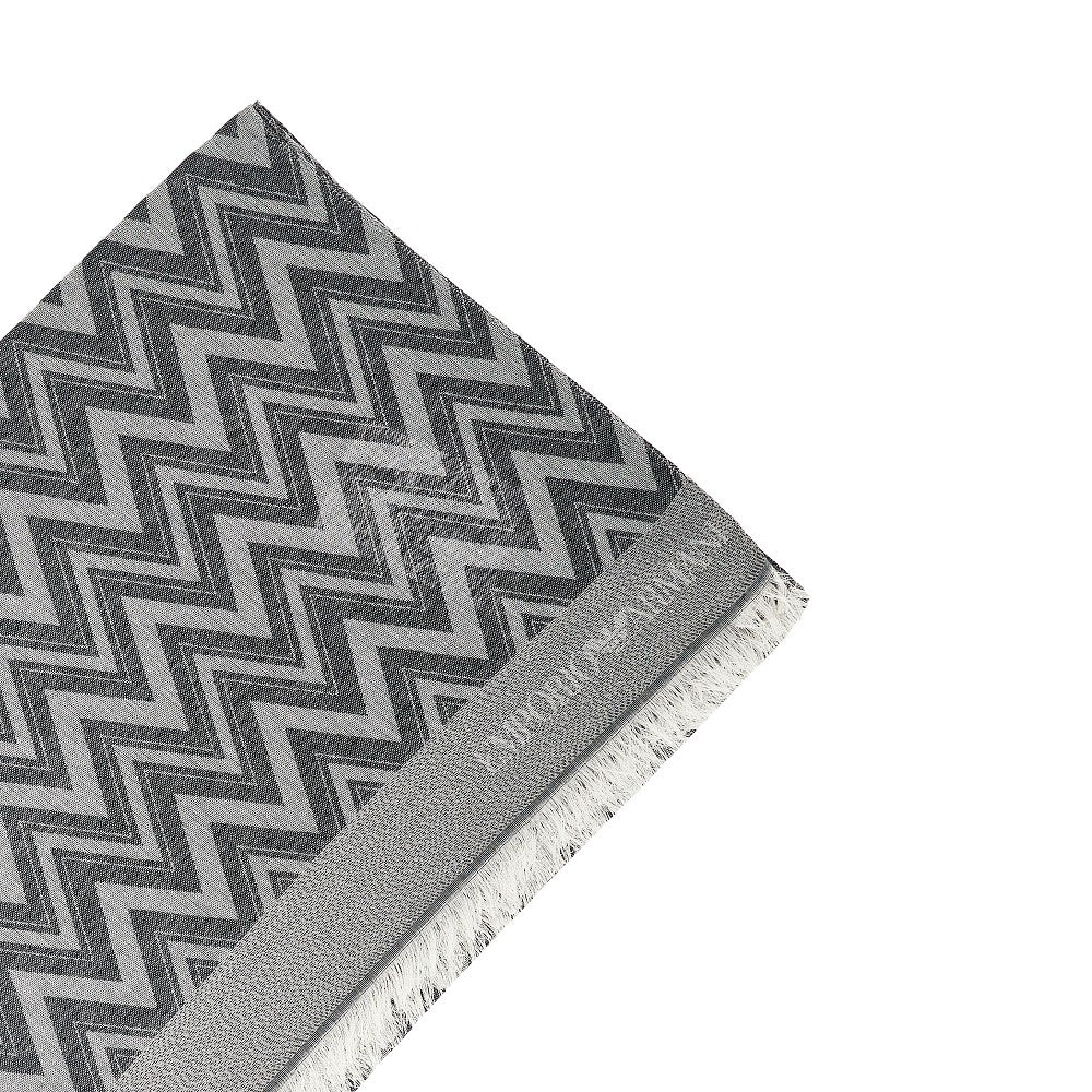Sciarpa in misto viscosa con motivo chevron