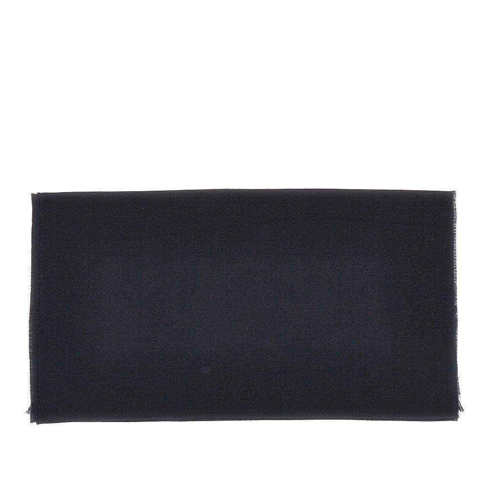 Silk and wool scarf