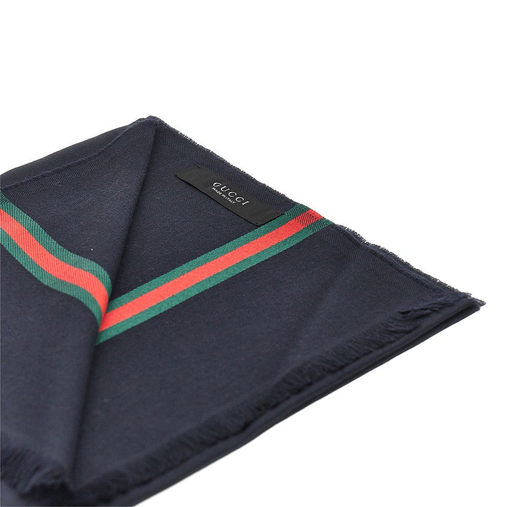 Silk and wool scarf