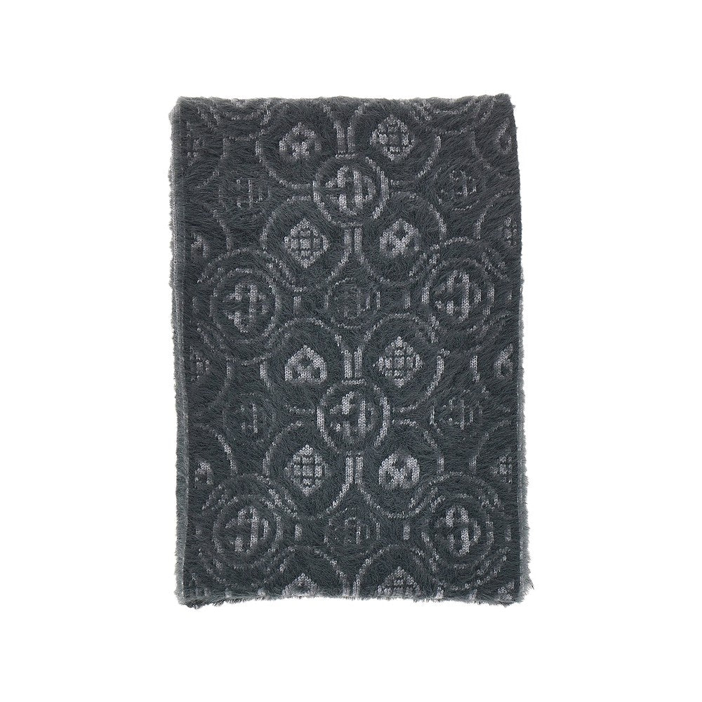 Fluffy Monogram scarf